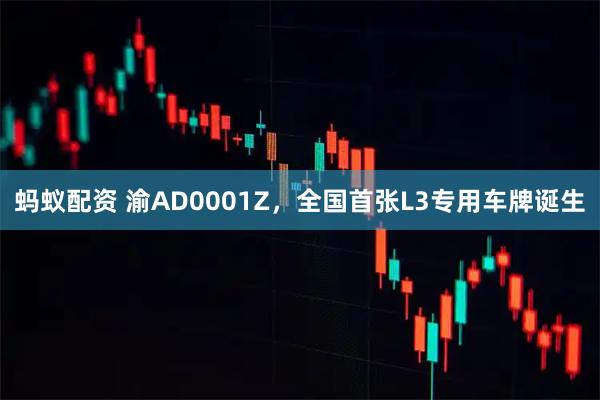 蚂蚁配资 渝AD0001Z，全国首张L3专用车牌诞生