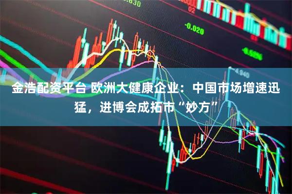 金浩配资平台 欧洲大健康企业：中国市场增速迅猛，进博会成拓市“妙方”